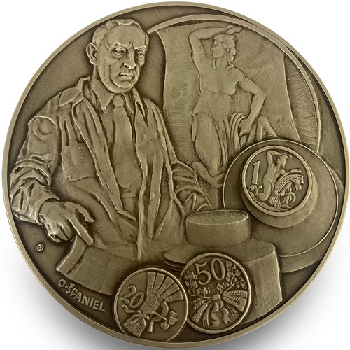 Medaila MS, 100. výročie začatia razby československých mincí (670483)