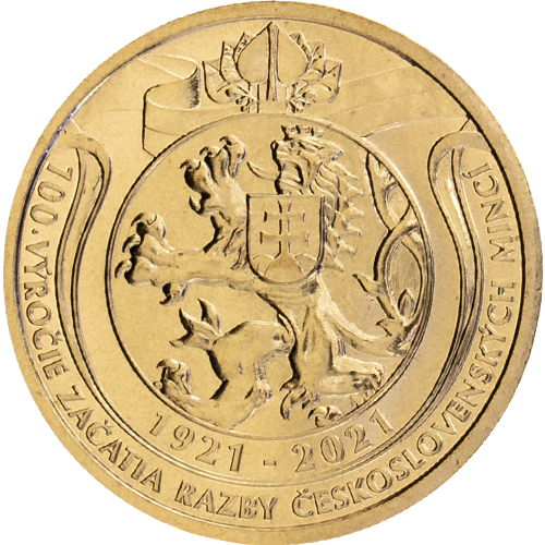 Žeton MS, 100. výročie začatia razby Československých mincí