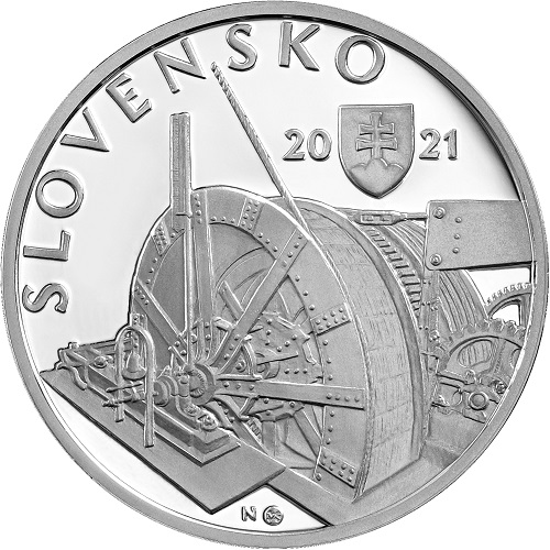 10 euro 2021 Slovensko BK vodná elektráreň (SK2110EUVE)