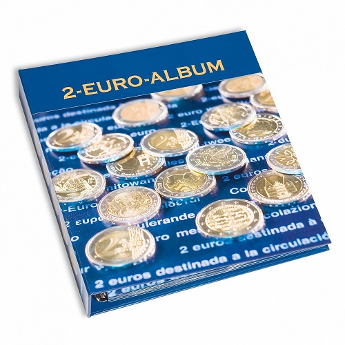 Zakladač NUMIS na mince, 2 euro pamätné, neutrálny, bez listov (EUBIN2EU) IN