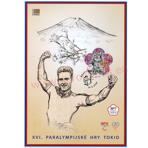 Nálepný list 2020 Slovensko, Paralympijské hry Tokio 