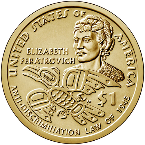 Dollar 2020 P USA UNC Elizabeth Peratrovich
