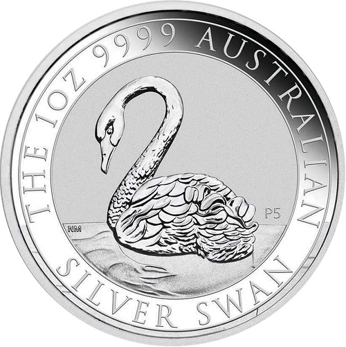 Dollar 2021 Austrália BU 1 Oz Ag Australian Swan