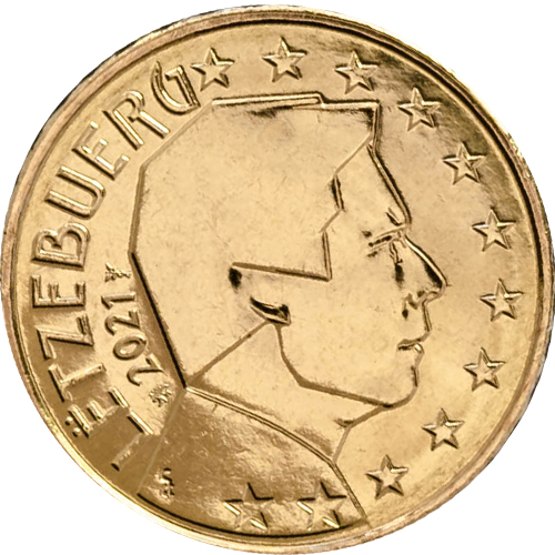 10 cent 2021 Luxembursko ob.UNC