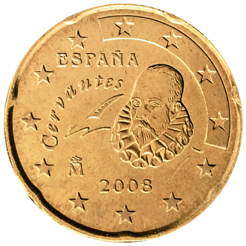 20 cent 2008 Španielsko ob.UNC