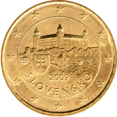 10 cent 2009 Slovensko ob.UNC