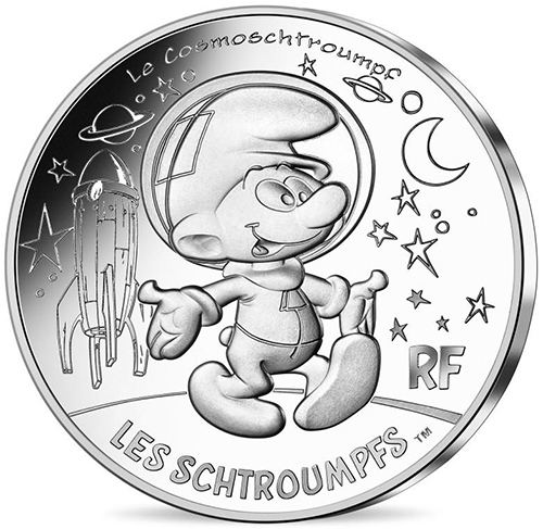 10 euro 2020 Francúzsko BU blister, Kozmonaut 