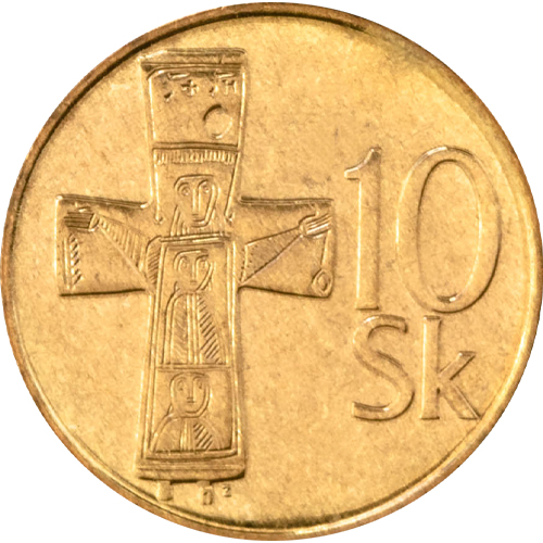 10 korún 2003 Slovensko UNC