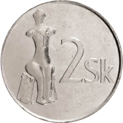 2 koruny 2007 Slovensko UNC