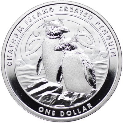Dollar 2020 Nový Zéland BU 1 Oz Ag Penguin