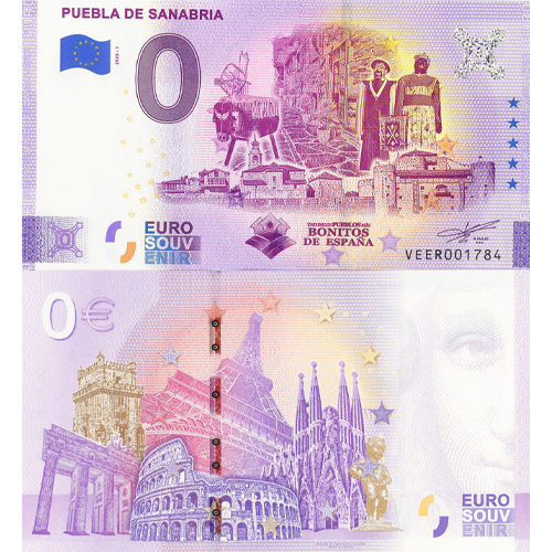 0 euro suvenír 2020/1 Španielsko UNC Puebla De Sanabria (ND)