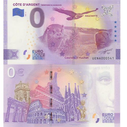 0 euro suvenír 2021/6 Francúzsko UNC Cote D Argent (ND)