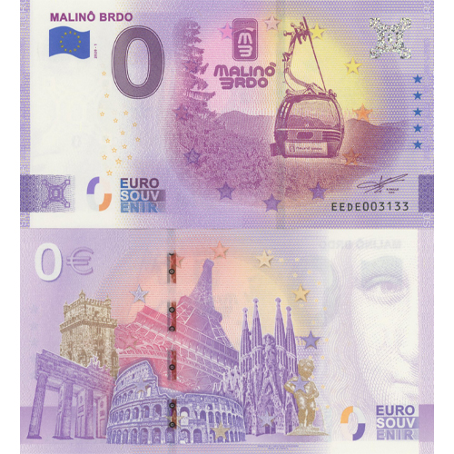 0 euro suvenír 2020/1 Slovensko UNC Malinô Brdo (ND)