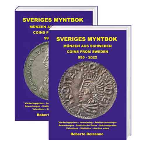 Katalóg mincí, Švédsko 995-2022 (5069-2020) 
