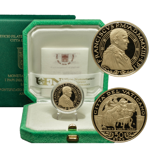 50 euro 2013 Vatikán PROOF Lev X