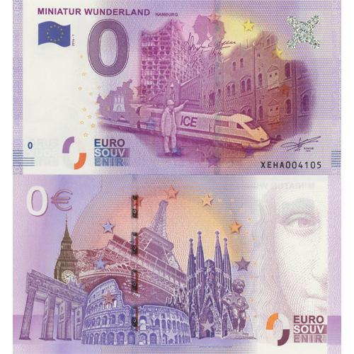 0 euro suvenír 2016/1 Nemecko UNC Miniatur WUnderland Hanburg