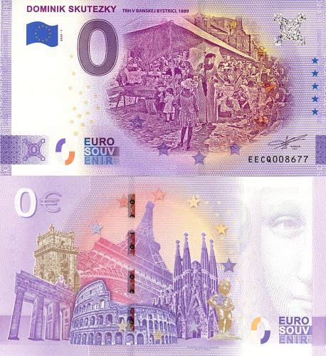 0 euro suvenír 2020/1 Slovensko UNC Dominik Skutezky (Anniversary 2020)