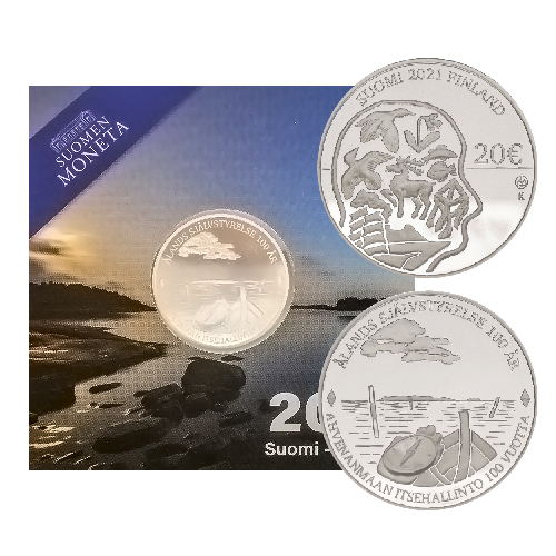 20 euro 2021 Fínsko PROOF Alandské ostrovy