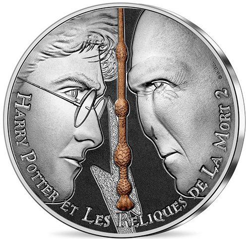 10 euro 2021 Francúzsko BU blister, Harry Potter a Lord Voldemort