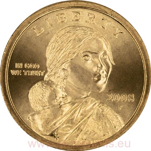 Dollar 2008 P USA UNC Sacagawea (1788-1812)