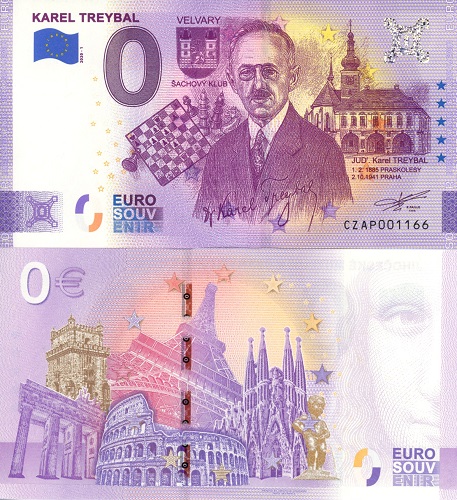 0 euro suvenír 2020/1 Česko UNC Karel Treybal (ND)