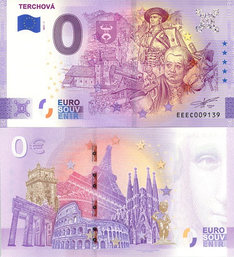 0 euro suvenír 2021/1 Slovensko UNC Terchová (Anniversary 2020)
