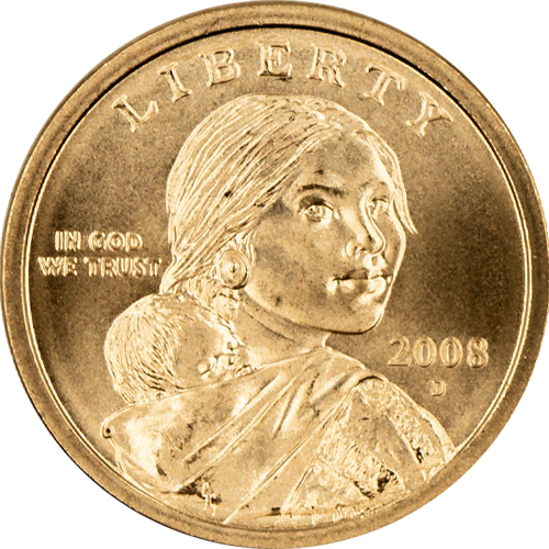 Dollar 2008 D USA UNC Sacagawea (1788-1812)