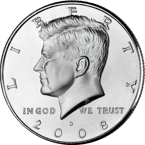 Half Dollar 2008 D USA UNC John F. Kennedy