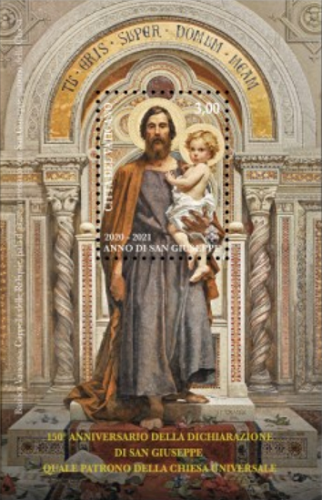 Hárček 2021 Vatikán čistý, Svätý Jozef
