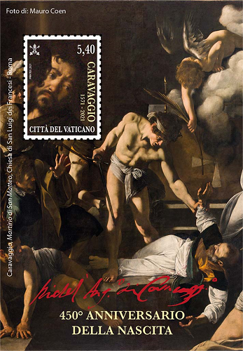 Hárček 2021 Vatikán čistý, Caravaggio