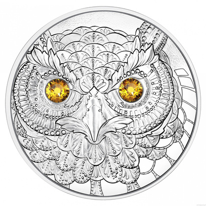 20 euro 2021 Rakúsko PROOF Europe - The wisdom of the Owl