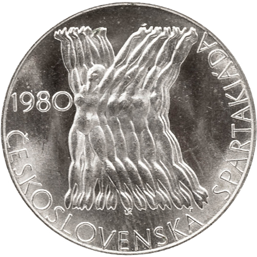 100 korún 1980 Československo spartakiáda