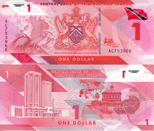 1 Dollar 2020 Trinidad a Tobago UNC séria AC