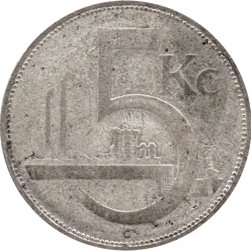 5 Korún 1930 Československo