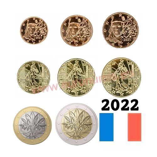 SET 2022 Francúzsko UNC (3,88€) nový dizajn