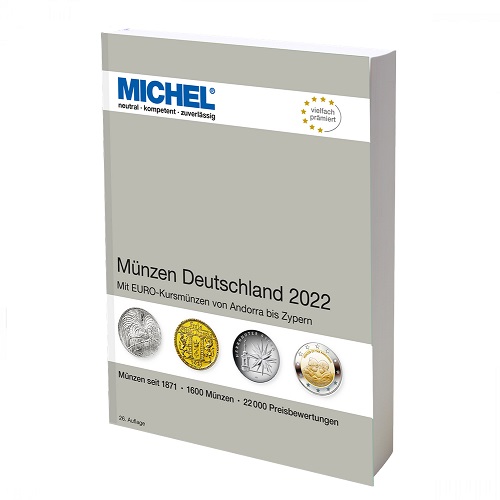 Katalóg mincí, MICHEL Nemecko 2022, euromince členských štátov (6024-2022) IN