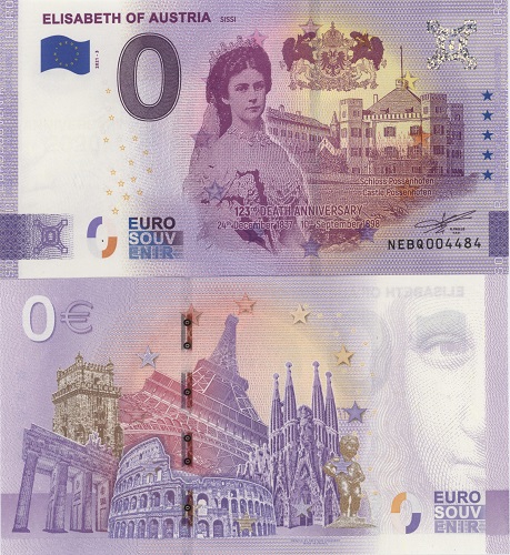 0 euro suvenír 2021/3 Rakúsko UNC Elisabeth of Austria (Anniversary 2020)