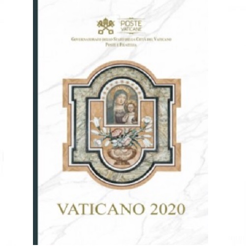 Ročníkový set známok 2020 Vatikán, kniha