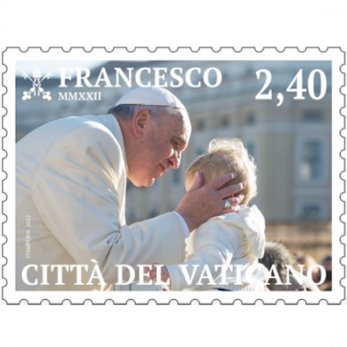 Známka 2022 Vatikán čistá, Pápež František (2,40 €)
