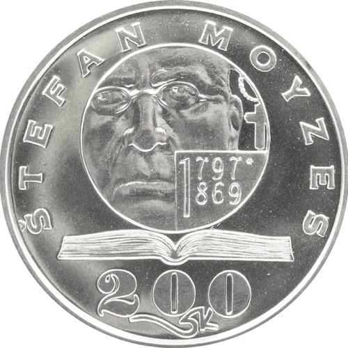 200 korún 1997 Slovensko BK, Štefan Moyzes 