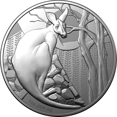 Dollar 2022 Austrália RAM BU 1 Oz Ag Kangaroo (X:3:1)