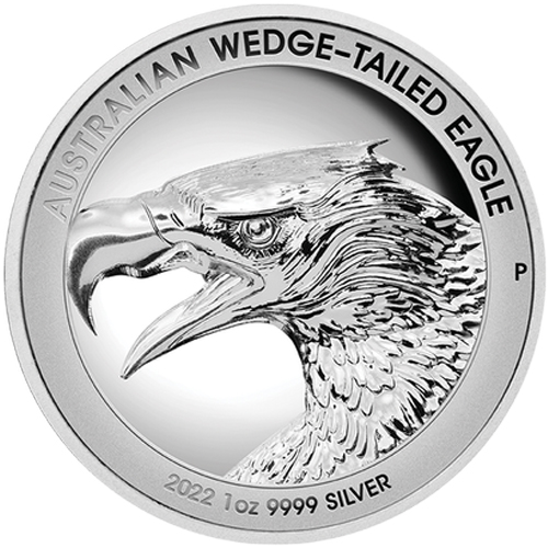 Dollar 2022 Austrália PROOF Ultra High Relief 1 Oz Ag Wedge-Tailed Eagle
