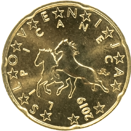 20 cent 2019 Slovinsko ob.UNC
