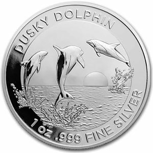 Dollar 2022 Austrália RAM BU 1 Oz Ag Dusky Dolphin