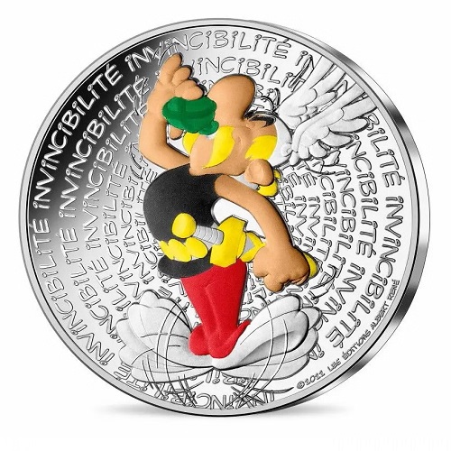 10 euro 2022 Francúzsko BU farbená Asterix - Neporaziteľnosť