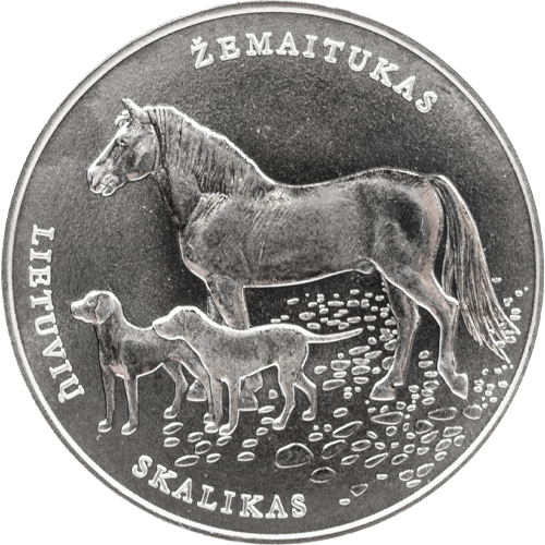 1,5 euro 2017 Litva UNC Hound and Horse