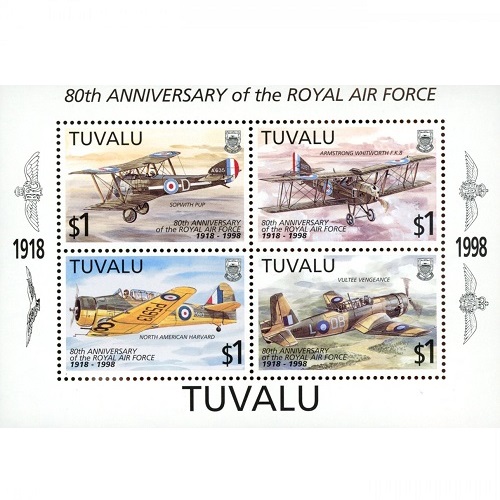 Hárček 1998 Tuvalu čistý, Royal Air Force
