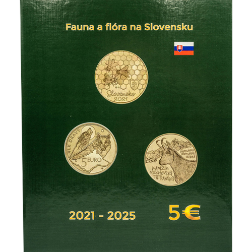Album MULTIGRAF, na 5 euro Fauna a Flora 2021 - 2025 (var.2)