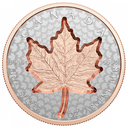 20 Dollars 2022 Kanada PROOF 1 Oz Ag Maple Leaf Super Incuse