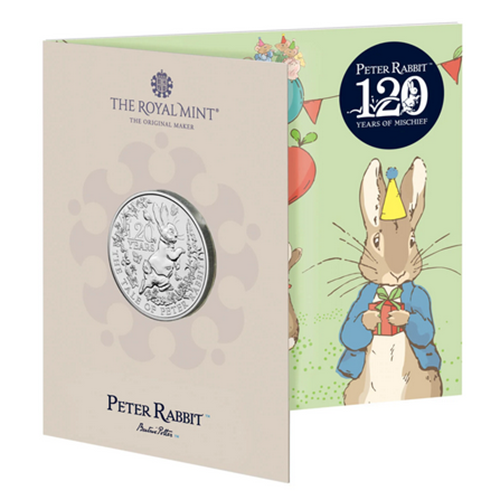 5 Pounds 2022 Anglicko BU karta Peter Rabbit